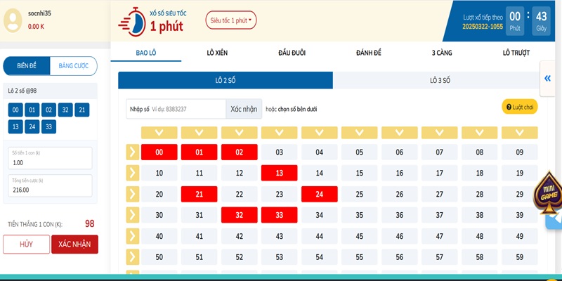 Cách đặt cược lô đề tại nhà cái Five88
